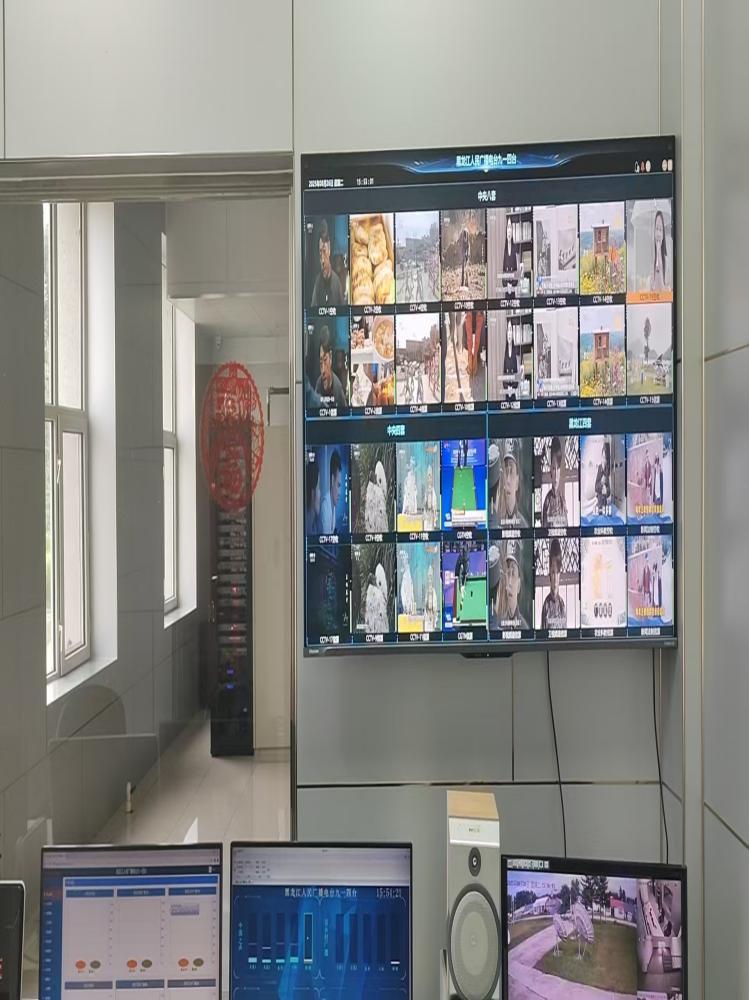 黑龙江914台多画面监测系统